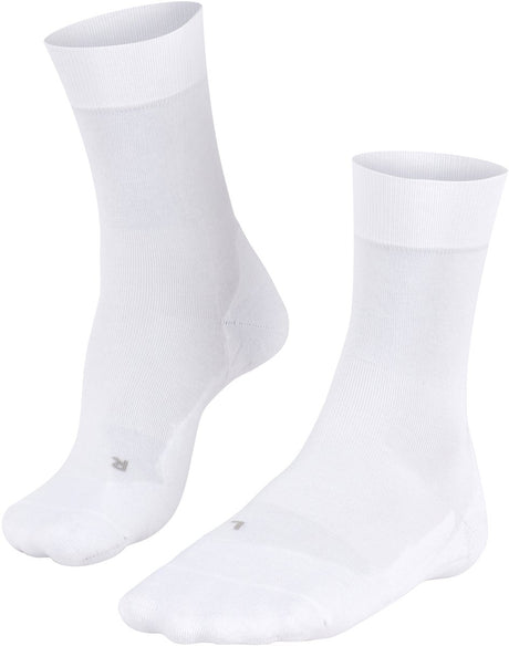 Falke go2 chaussettes de golf en coton anti-ampoules en matériau fonctionnel hommes blanc - taille 42-43