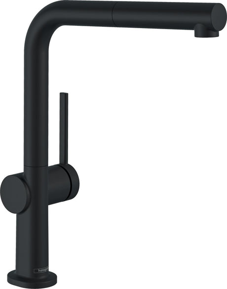 Hansgrohe Talis M54 mitigeur de cuisine 270 avec bec extractible noir mat