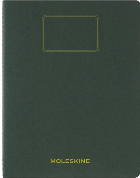 Cahier d'étudiant Moleskine xxl - kraft souple - vierge - vert myrte