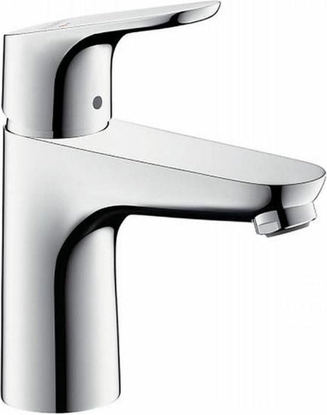 Hansgrohe focus - mitigeur de lavabo - commande à levier unique - démarrage à froid à économie d'énergie - sans vidage - 100 mm - chrome
