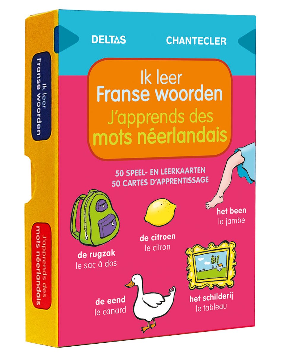 Cartes à jouer et à apprendre Deltas - J'apprends des mots français