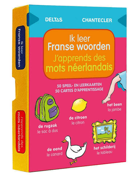 Cartes à jouer et à apprendre Deltas - J'apprends des mots français