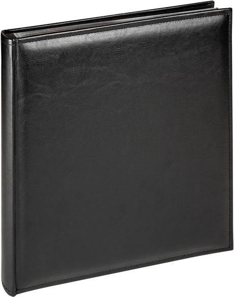 Walther fa-386-b deluxe - album classique - format 28x30,5 cm x 50 pages noires - noir