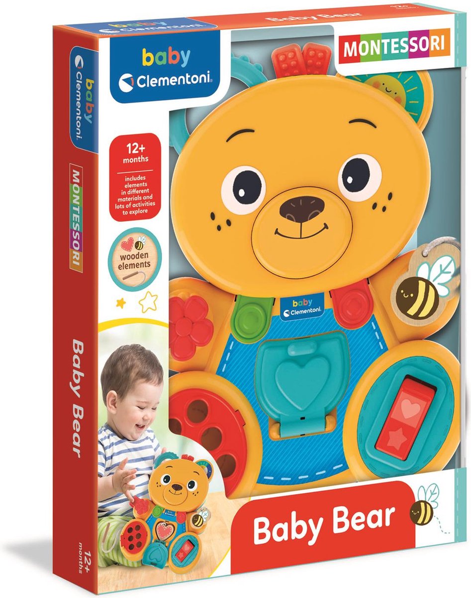 Clementoni montessori bébé - ours occupé