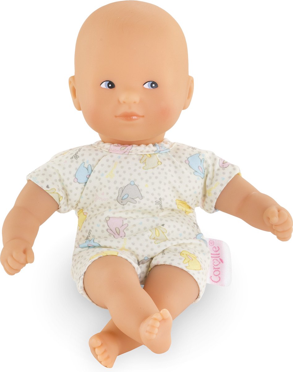 Corolle Mon Premier Poupon Mini Calin Babypop - Rabbit Blue Eyes, 20 cm