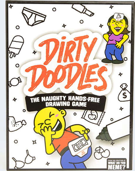 Megableu, qu'est-ce que tu meme ? jeu de cartes dirty doodles dessin - jeu de société pour adultes - le jeu de dessin mains libres coquin