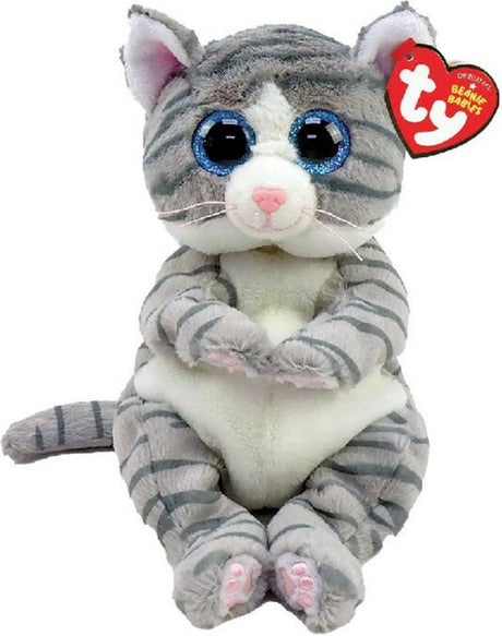 Ty bonnet bébés ventre mitzi chat, 15cm