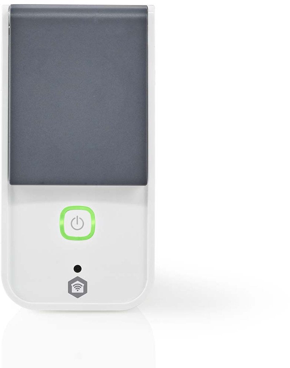 Prise intelligente Nedis smartlife - wi-fi - ip44 - compteur d'énergie - 3680 w - prise de terre type f (cee 7 7) - -30 - 40 °c - android ios - gris blanc - 1 pièce