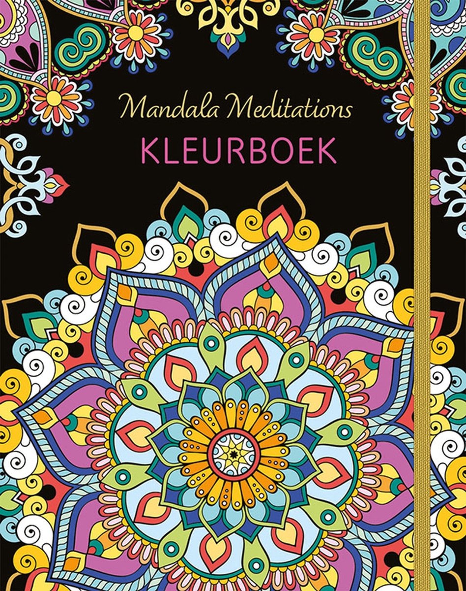 Livre de coloriage de méditations de mandala Deltas
