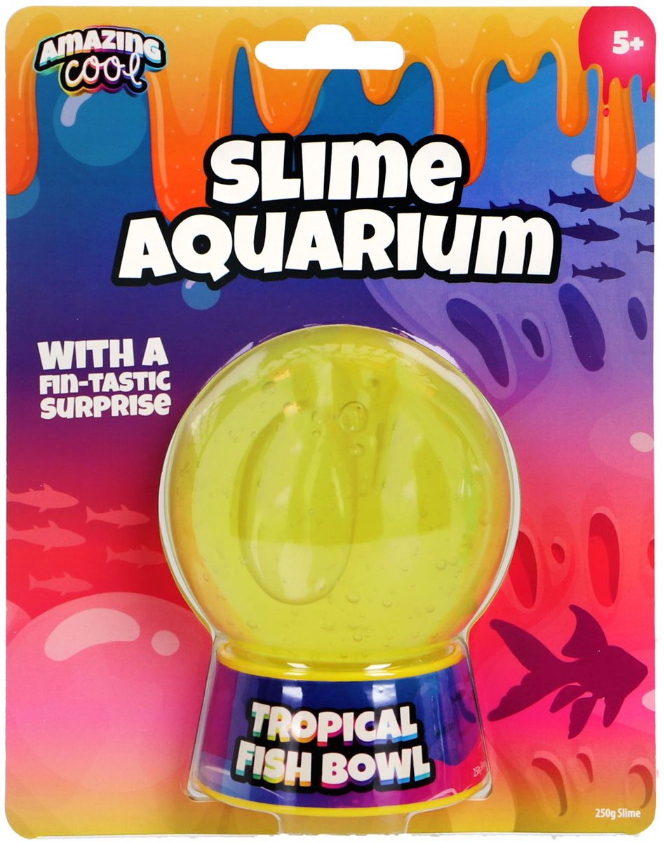 Incroyable aquarium tropical de slime cool | 6 pièces