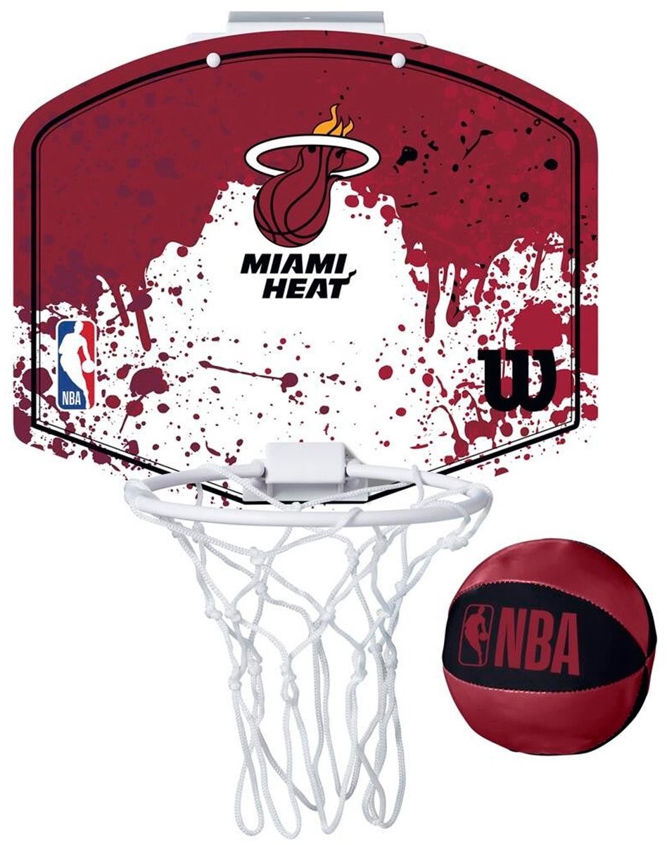 Wilson nba team mini hoop team miami heat pour fanzone sportive