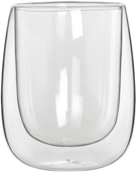 Bialetti verona verres à double paroi 250 ml – lot de 2 – verre borosilicate – verres à café et à thé – passent au lave-vaisselle