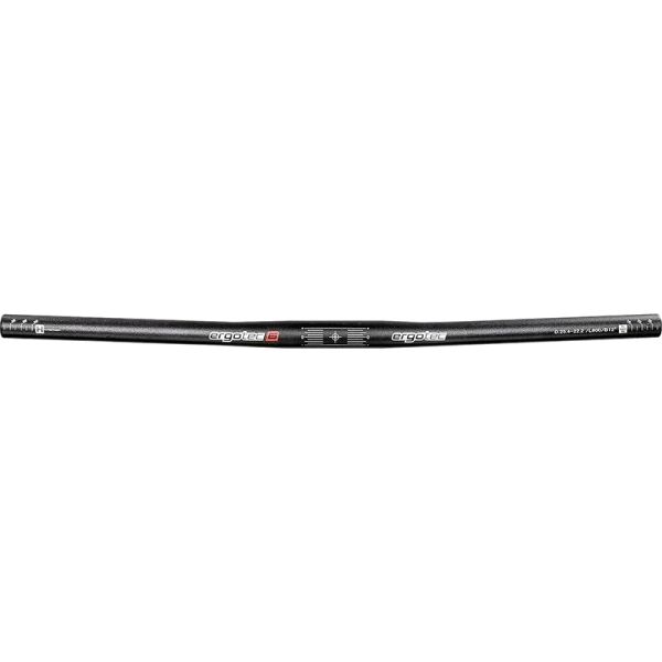 Guidon Ergotec barre plate 25,4x600 mm - noir