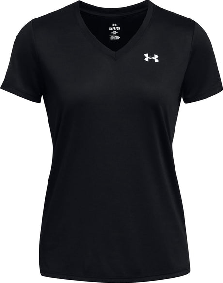 Under armour tech ssv - chemise de sport femme solid-blk - noir - blanc