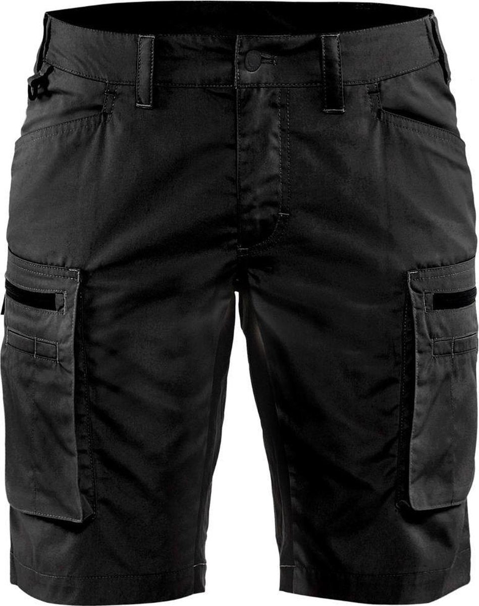 Blåkläder blaklader dames service short met stretch 7149-1845 - zwart - c46