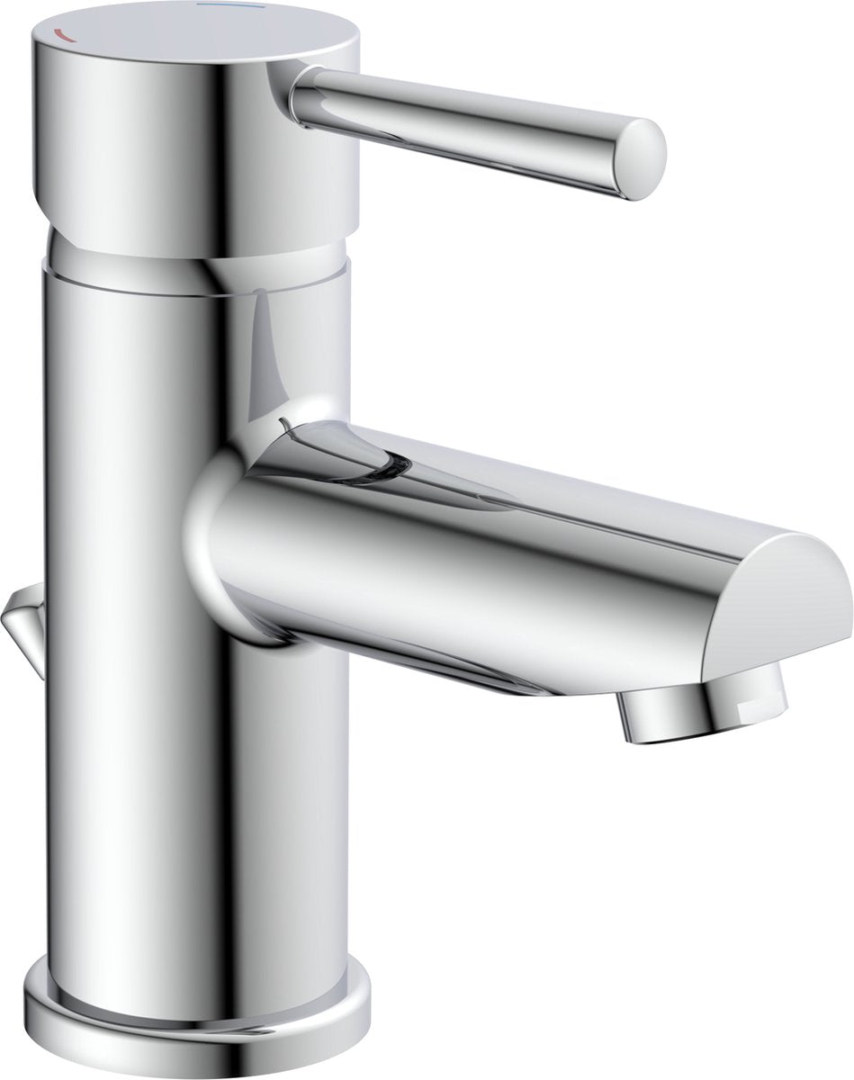 Robinet de lavabo Schütte licorne - mitigeur - avec vidage - chrome