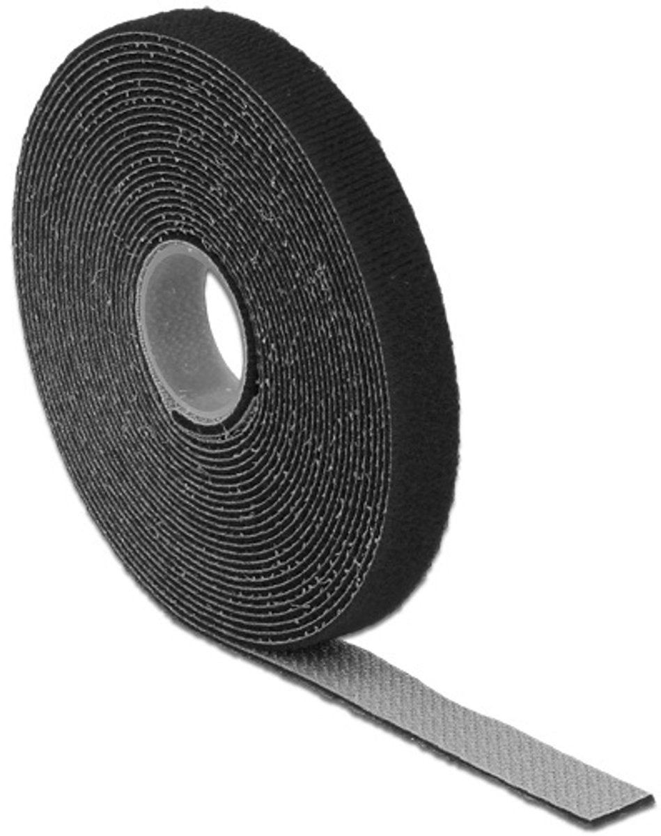 Delock Rouleau Velcro 13mm noir (5 mètres)