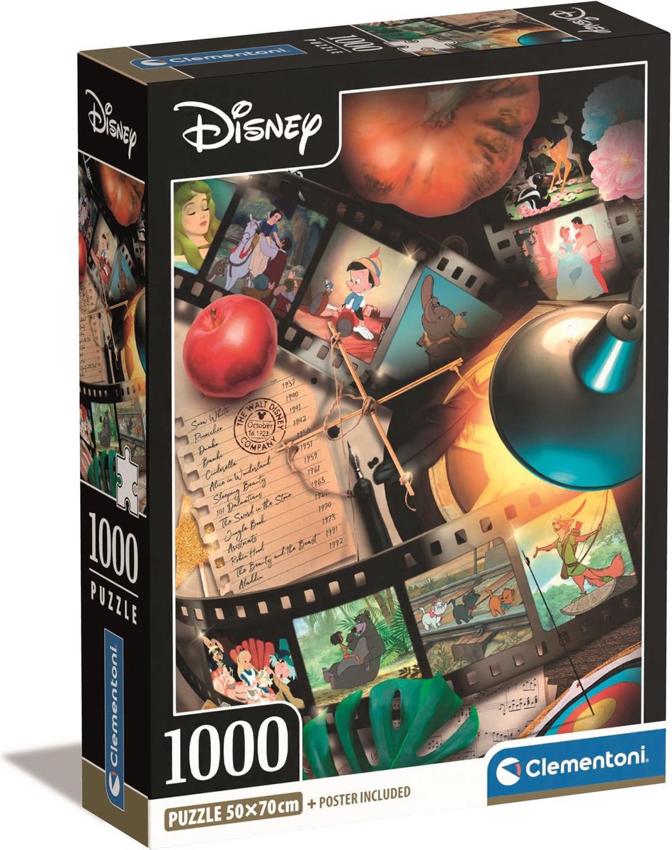 Clementoni Puzzle 100 ans Classics, 1000st.