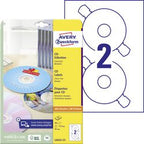 Etiquettes CD avery l6043-25 117mm blanc