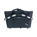 Panier à vélo Basil classic carry all iso avec montage cible 18 litres 38 x 21 x 27 cm - noir