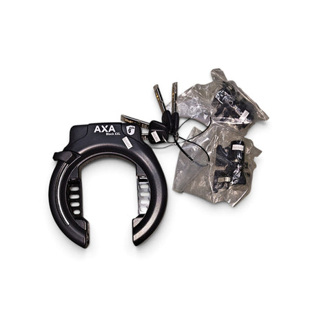 AXA XXL Black Ring Lock + Saddle Sac + Collier ULC100