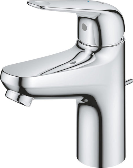 Mitigeur monocommande Grohe quickfix Swift avec garniture de vidage - taille S - économie d'énergie et d'eau - chrome