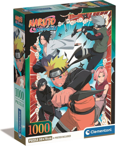 Clementoni - puzzel - 1000 stukjes - naruto - puzzel voor volwassenen - special series license