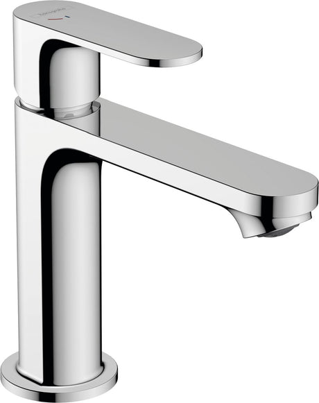 Hansgrohe rebris s - mitigeur de lavabo - commande à levier unique - démarrage à froid à économie d'énergie - avec vidage - taille 110 mm - chrome