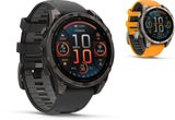 Garmin fēnix® 8 - 47 mm saphir amoled - GPS multisport