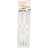 Verres Creativ company, h : 4,5-10 cm, l : 32 cm, 230 g, blanc, 16 pièces 1 boîte