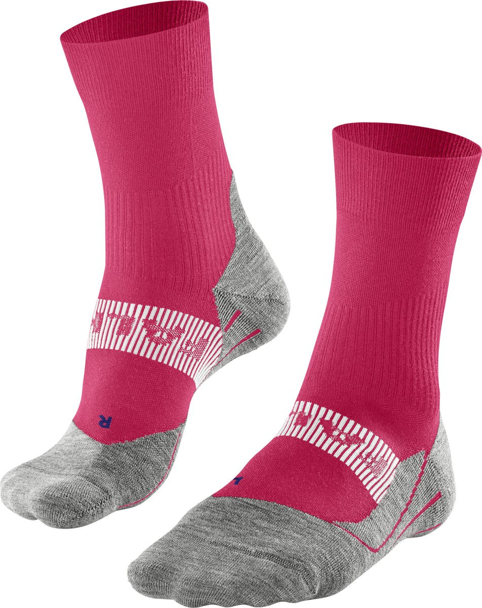 Falke ru4 cool chaussettes de course en matériau fonctionnel anti-ampoules femme rouge - taille 35-36