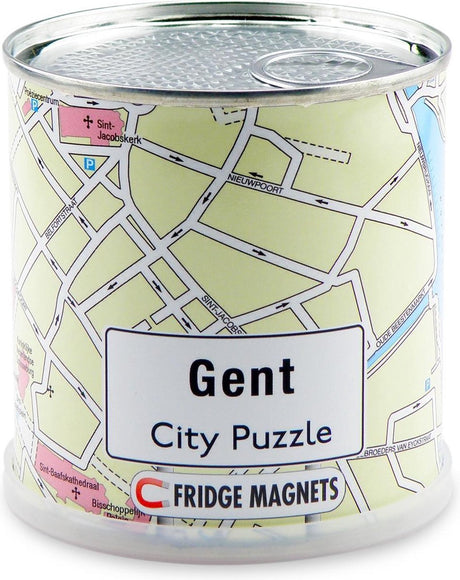 City puzzle gent - puzzle - magnétique - 100 pièces de puzzle