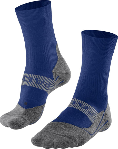 Falke ru4 cool chaussettes de course en matériau fonctionnel anti-ampoules hommes bleu - taille 42-43
