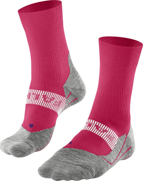 Falke ru4 cool chaussettes de course en matériau fonctionnel anti-ampoules femme rouge - taille 39-40