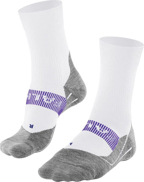 Falke ru4 cool chaussettes de course en matériau fonctionnel anti-ampoules femme blanc - taille 37-38