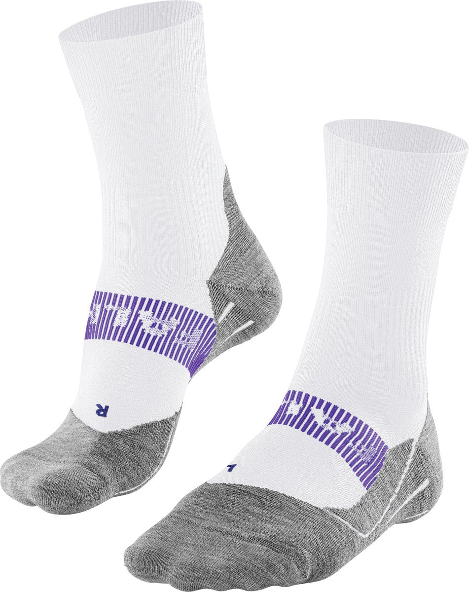 Falke ru4 cool chaussettes de course en matériau fonctionnel anti-ampoules femme blanc - taille 35-36
