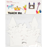 Conte de fée Creativ company, h : 13,5-27,5 cm, l : 9,5-25 cm, 230 g, blanc, 16 pièces 1 boîte