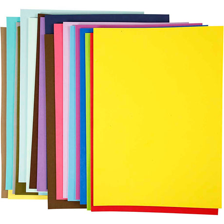 Feuilles de mousse Creativ Company, a3, feuille 297x420 mm, env. 2 mm, 20 feuilles diverses 1 boîte