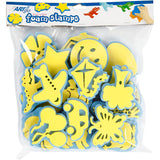 Tampons en mousse Creativ company, h: 6-8 cm, l: 6-8 cm, 24 pièces 1 boîte