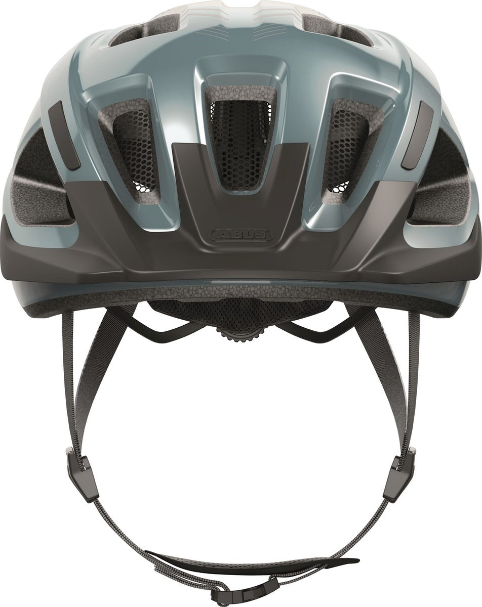 Casque de vélo Abus Aduro 3.0 LED Glacier Blue S - 51-55 cm - bleu - adapté pour une utilisation sur vélos électriques - vélos de ville - 295 g