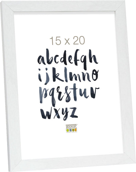 Cadre photo Deknudt frames - blanc - s44cf1 - pour photo : 15x20 cm