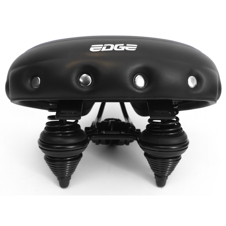 Edge Bicycle Saddle Urban XL Wave - Black
