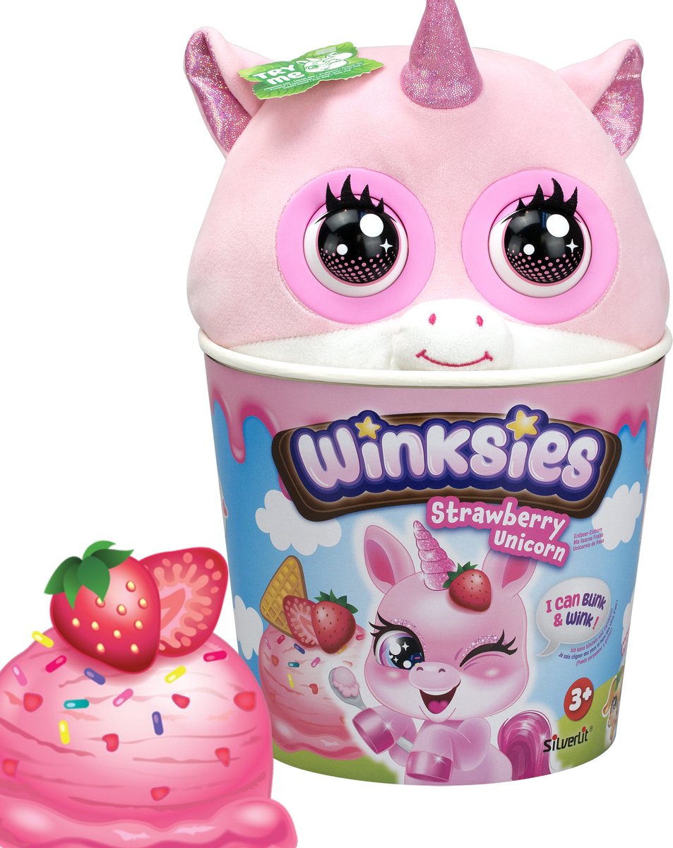 Licorne fraise Silverlit Winksies