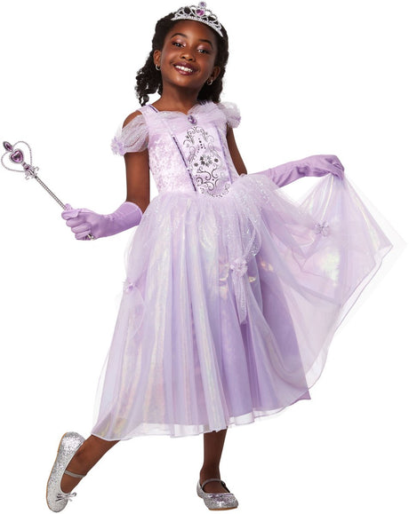Déguisement enfant princesse violette Rubis - - taille 3-4 ans