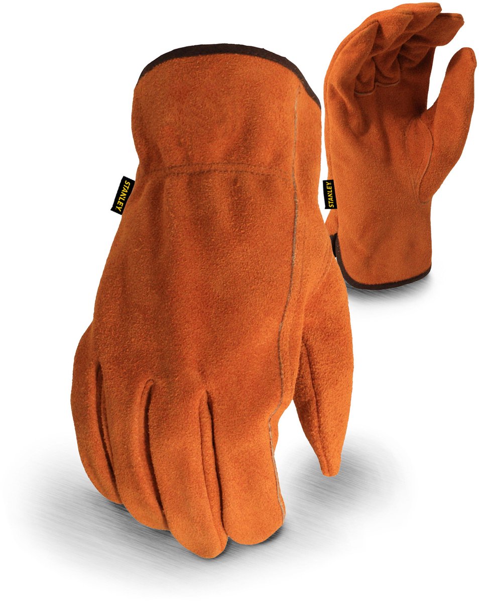 Gants de travail pour conducteur en cuir de vache Stanley taille 10