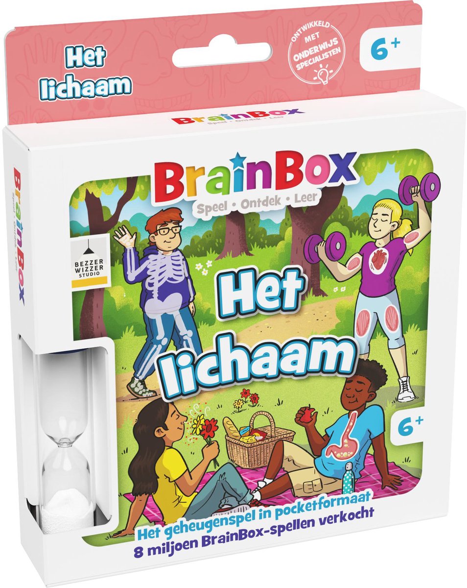Asmodee jeu brainbox poche le corps | 2 pièces