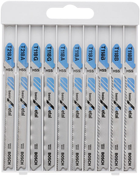 Bosch x-pro line jeu de lames de scie 10 métal