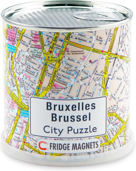 Puzzle ville bruxelles - puzzle - magnétique - 100 pièces de puzzle