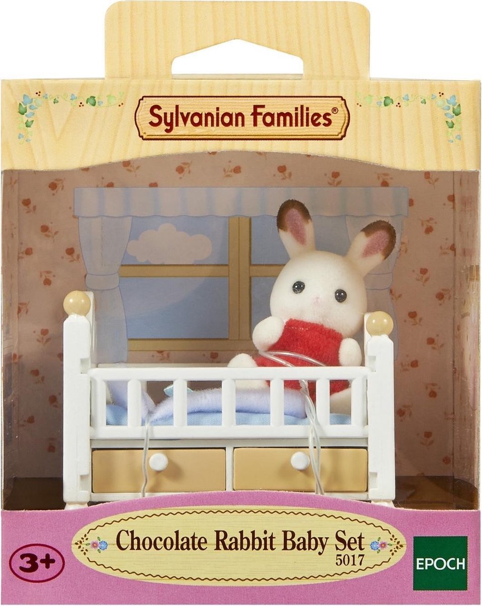 Sylvanian family 5017 set bébé lapin en chocolat