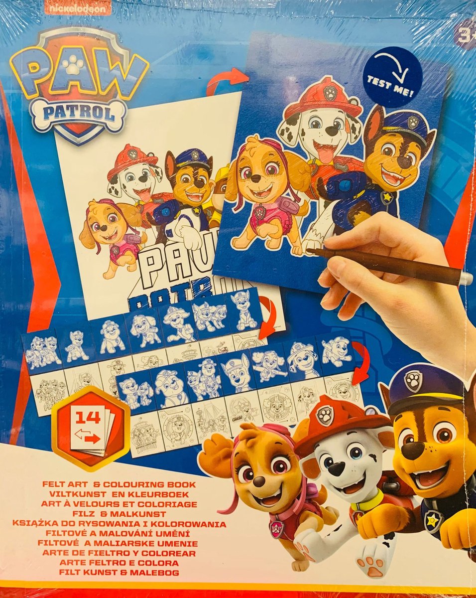Canenco Paw Patrol Feltkunst Colorbook